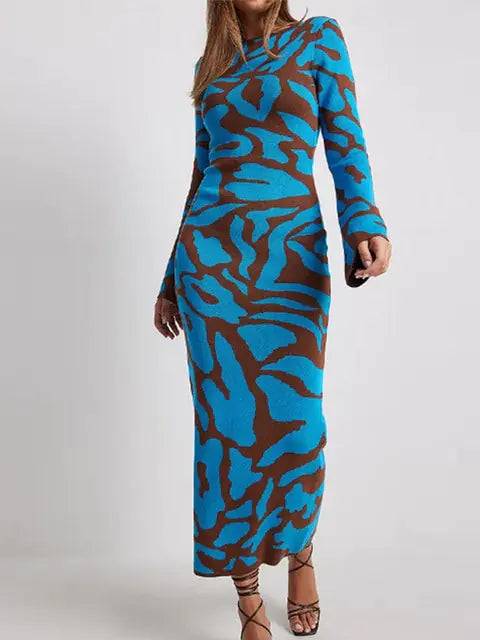 Form-Fitting Knit Bodycon Dress with Stretch Fabric for a Perfect Fit