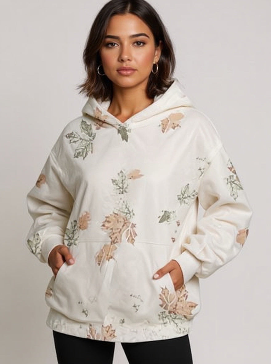 Oversized Camouflage Hoodie, view 4