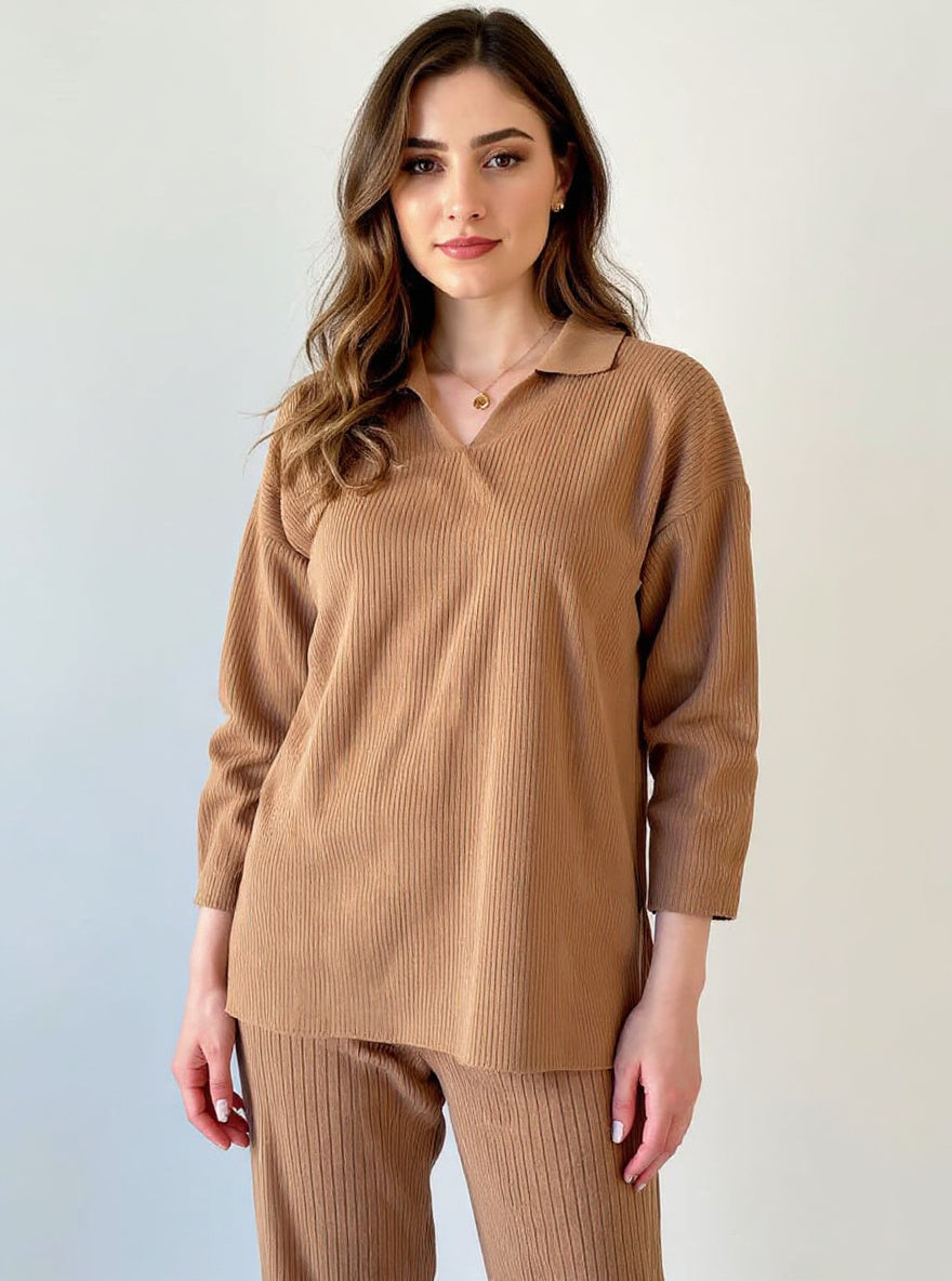 Loose Knit Two-Piece Set, view 2