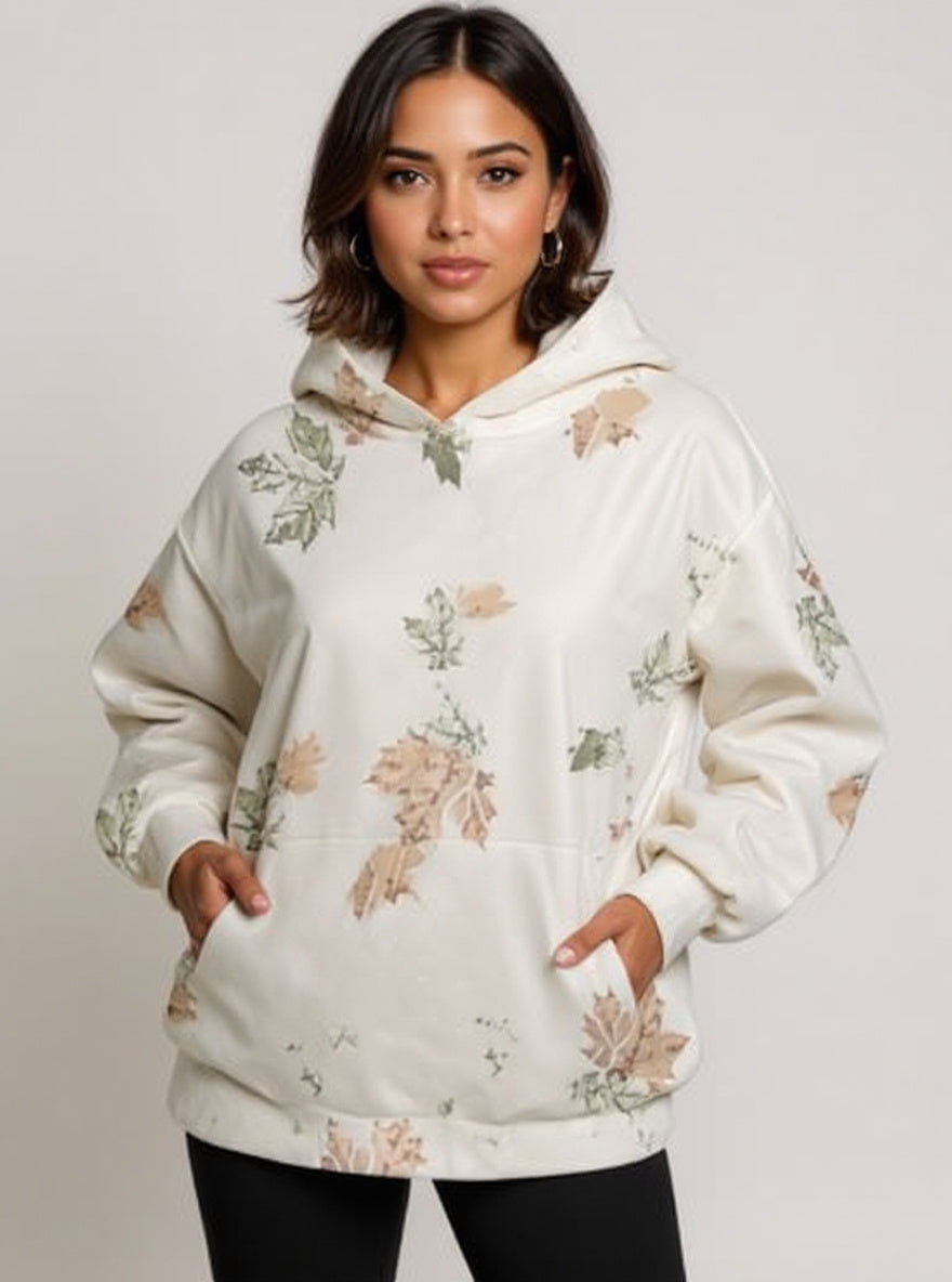 Oversized Camouflage Hoodie, view 2