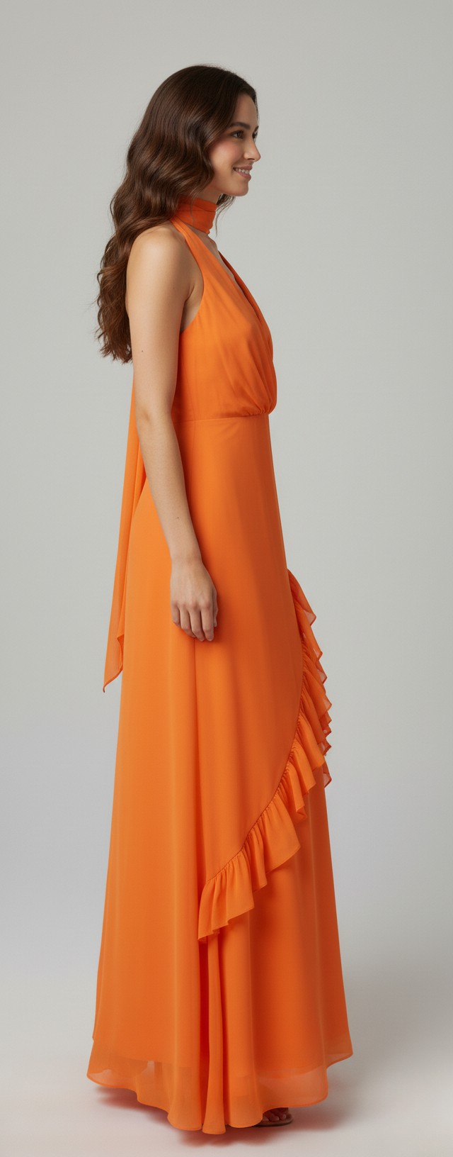 Elegant Rosalie Maxi Dress with Flowing Silhouette and Refined Details