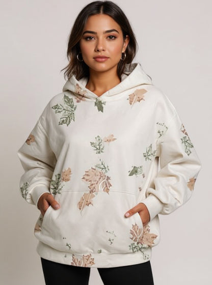 Oversized Camouflage Hoodie, view 3