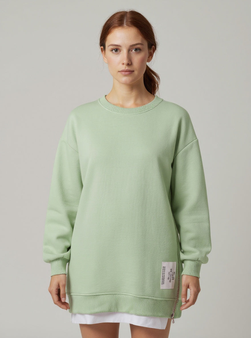 Plush Sweatshirt Dress