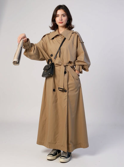 Mid-Length Trench Coat, view 2