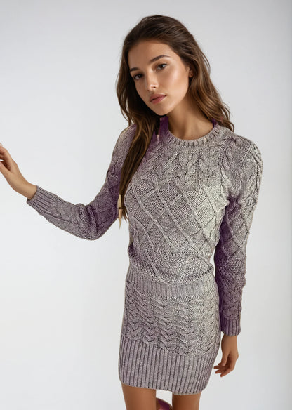 Comfy Winter Knit Dress with Soft Fabric and Flattering Fit