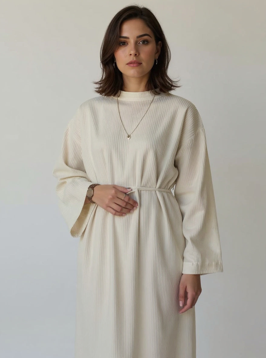Lace-Up Knit Dress, view 3