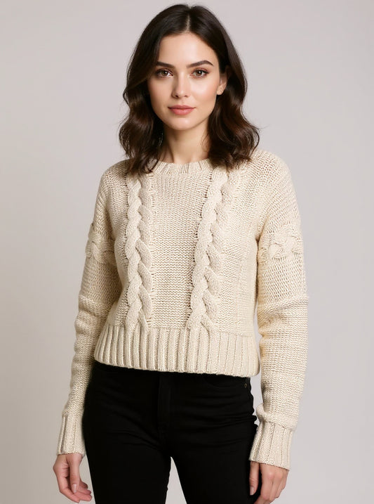 Chunky Knit Turtleneck Sweater