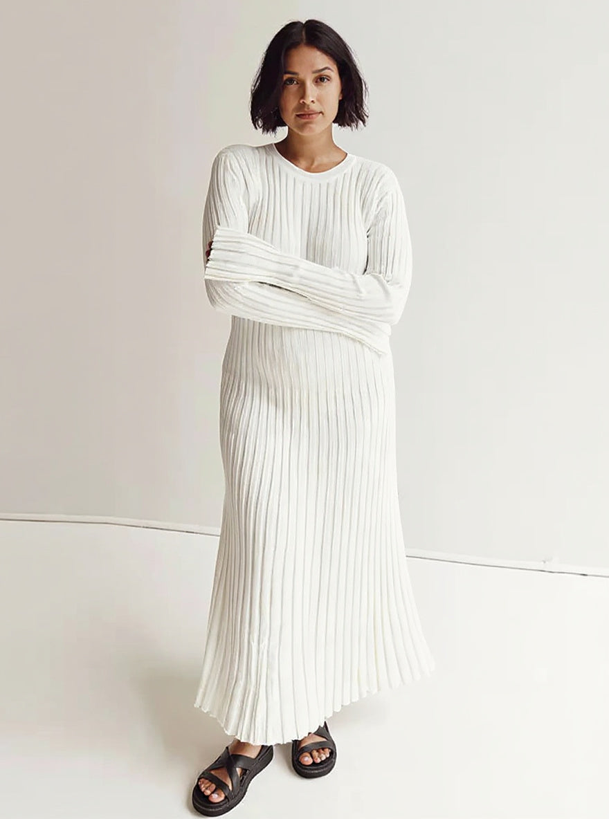 Ribbed Knit Maxi Dress, view 2