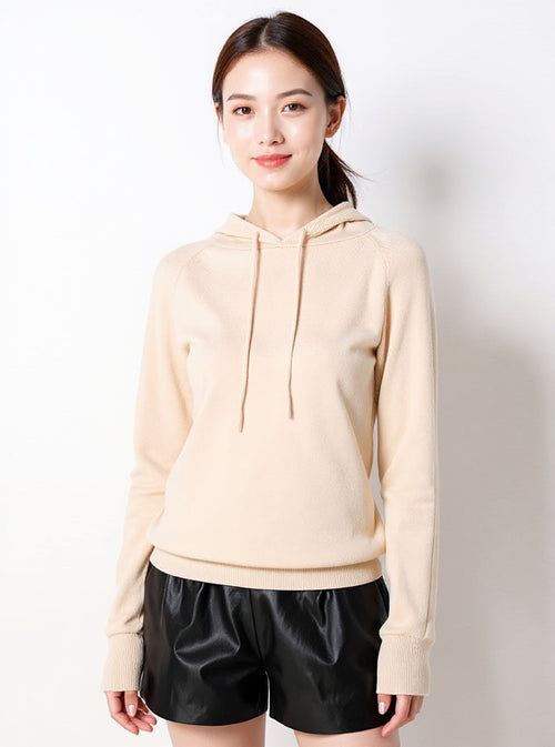 Hooded Knit Pullover