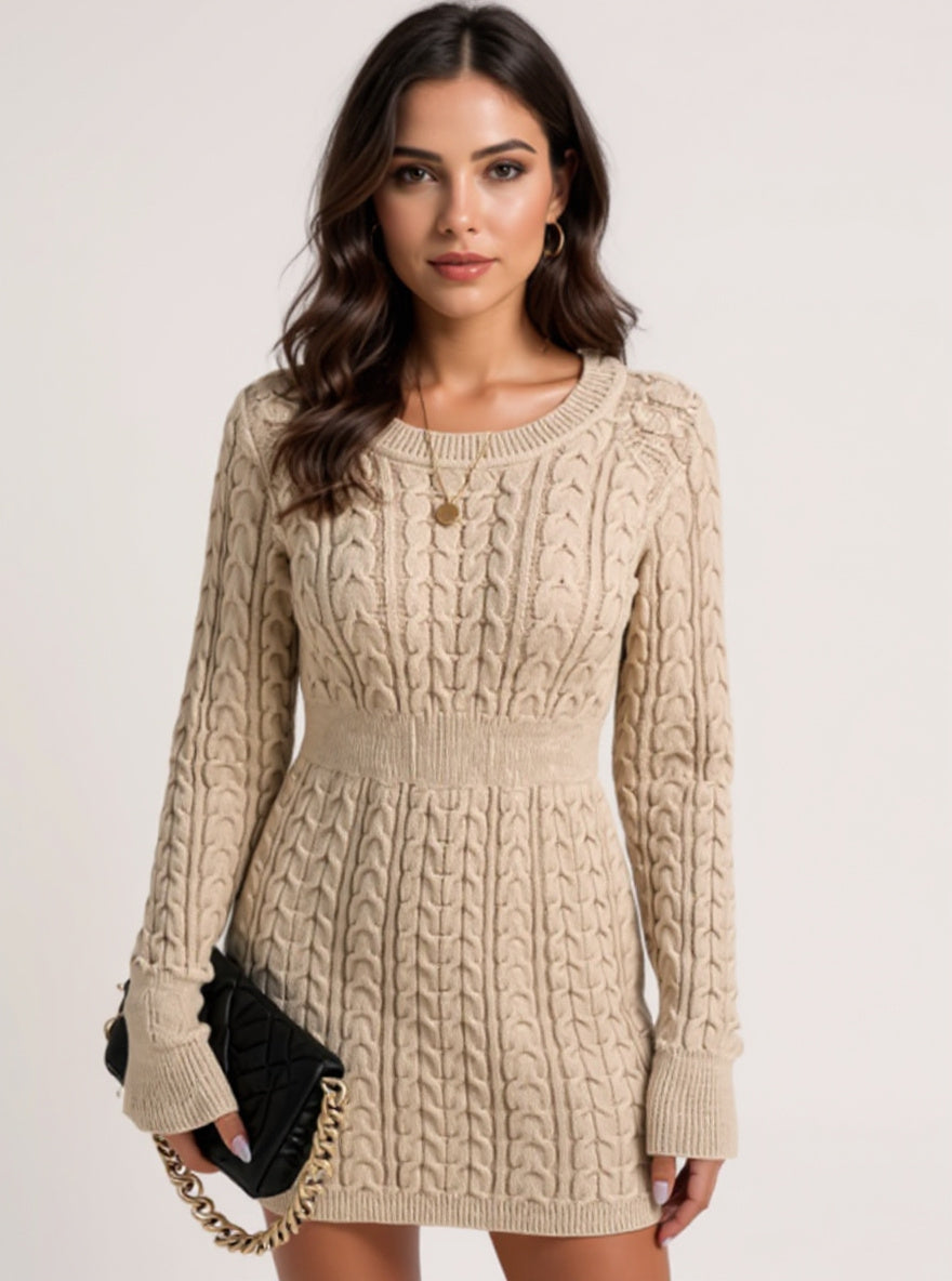 Twist Knit Bodycon Dress, view 2