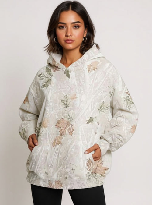 Oversized Camouflage Hoodie