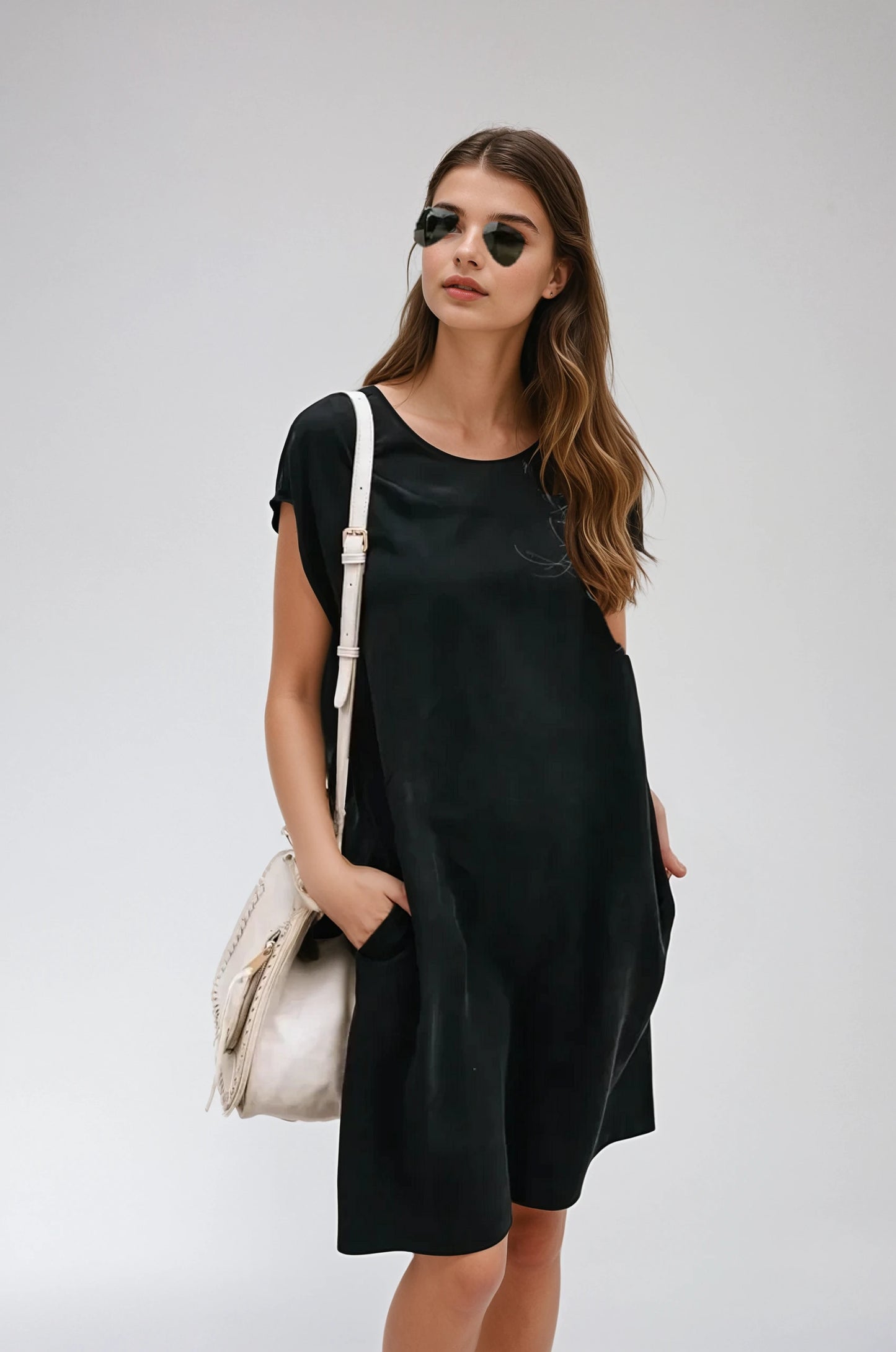 Classic Riverdale Dress with Flattering Fit and Convenient Pockets